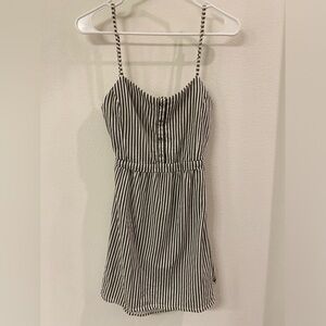 O'Neill Black and White Striped Dress